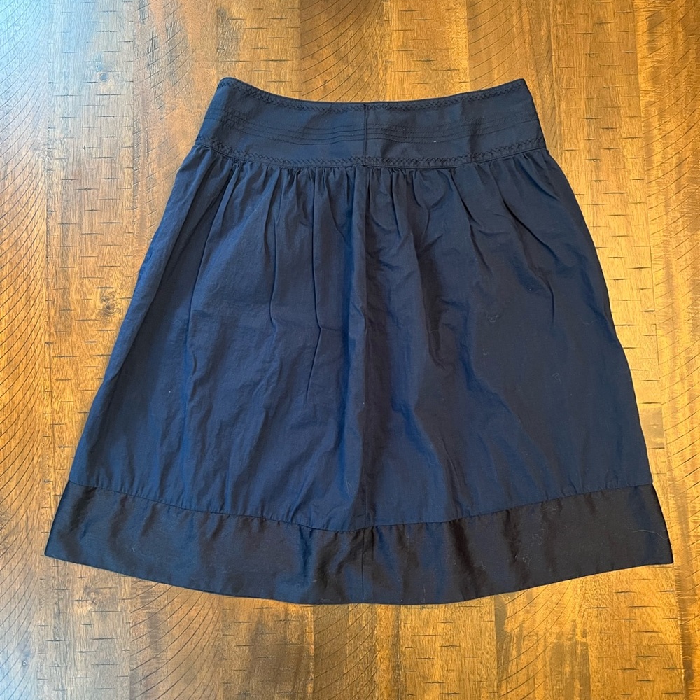 American Eagle Navy Blue Linen Skirt
